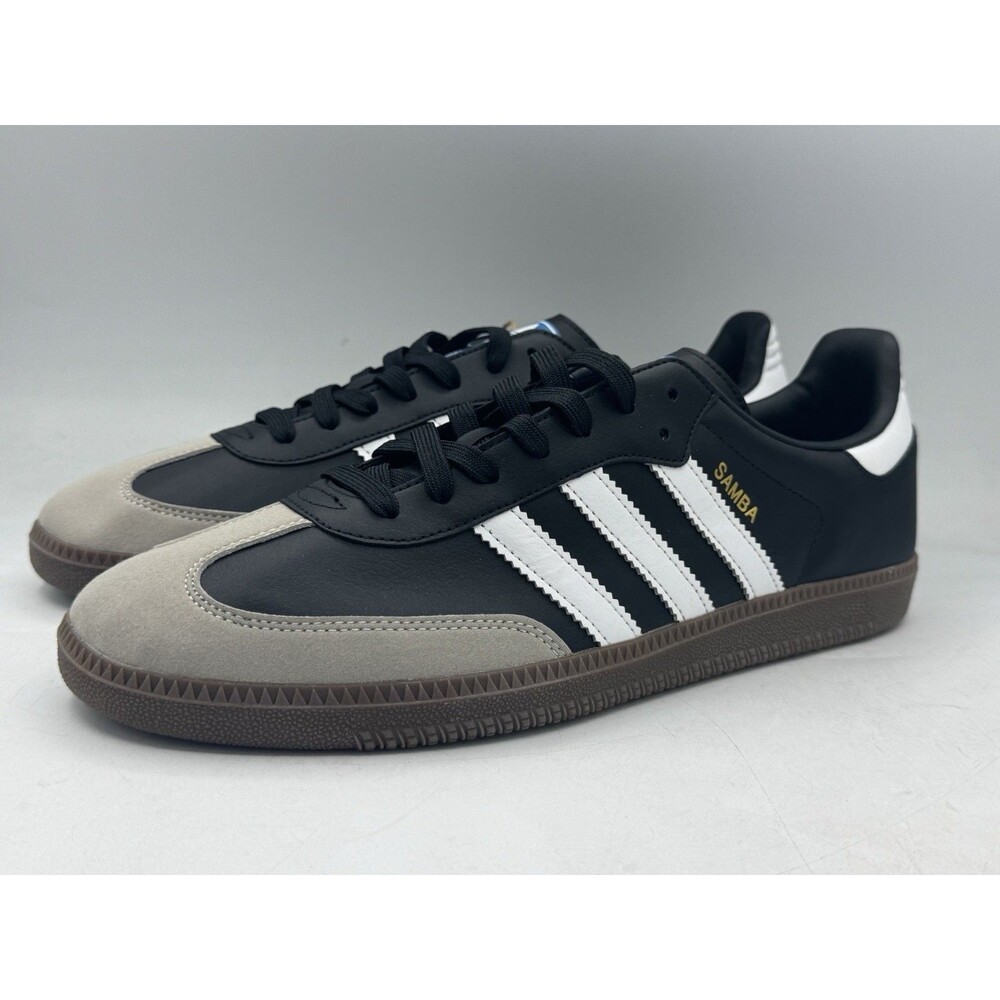 adidas Samba Vegan Low Top Black Sneakers H01878 Men's Size 7 Women’s 8